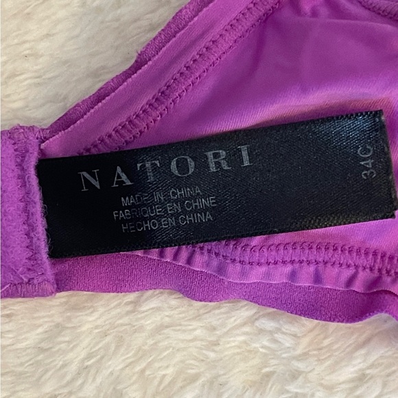 Natori Vibrant Purple Lace Bra - Picture 4 of 4
